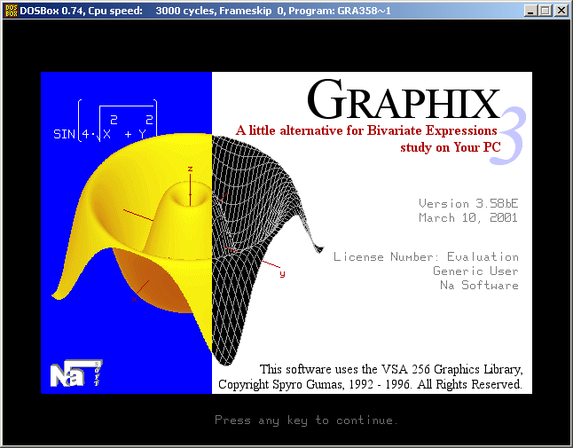 Graphix 3: splash screen by Luigi Di Fraia