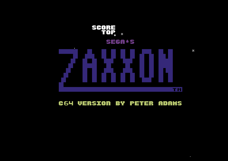 Zaxxon: intro screen by Luigi Di Fraia